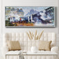 The Europe Bridge Saint Lazare Station in Paris - Floater Framed Canvas Print