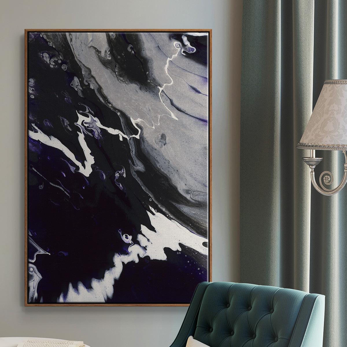 M108 - Floater Framed Canvas Print