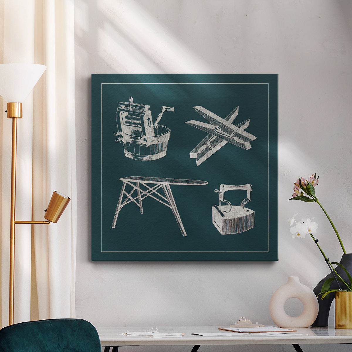 Laundry Tips IV - Canvas Art Print