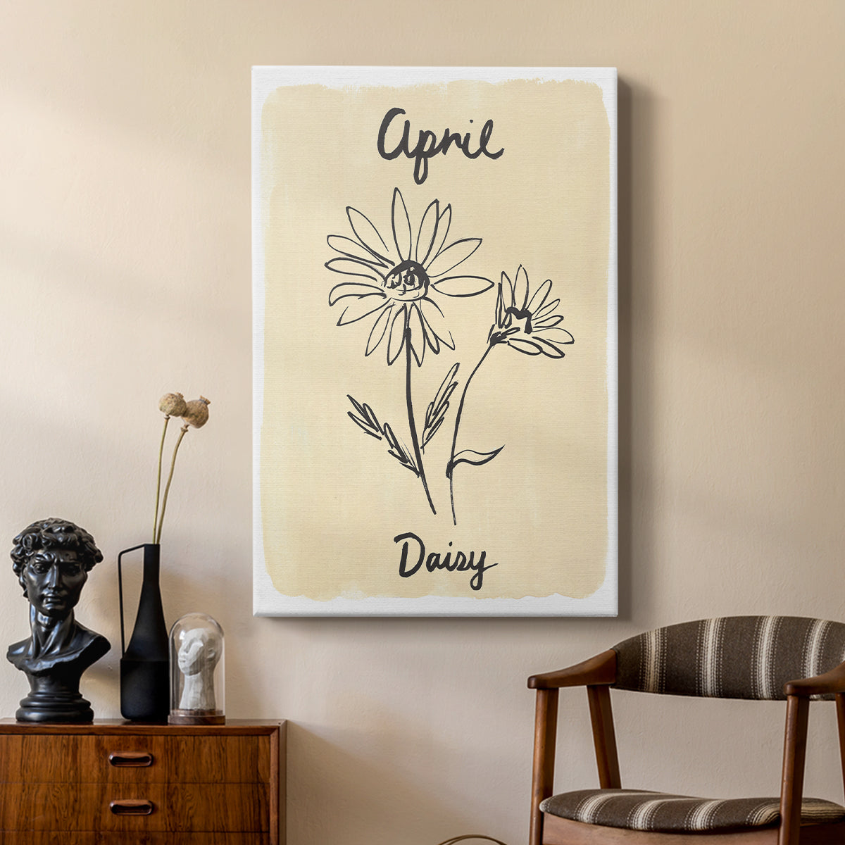 Birth Month IV - Canvas Art Print