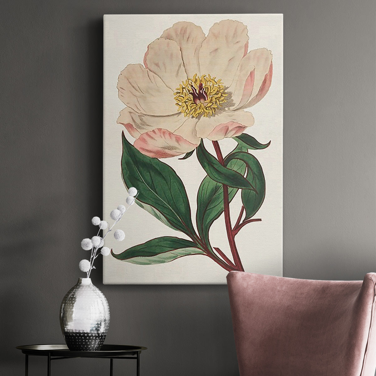 Pink Floral Mix VII - Canvas Art Print