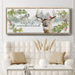 Reindeer Woods - Floater Framed Canvas Print