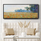 Oat and Poppy Field, 1890 - Floater Framed Canvas Print