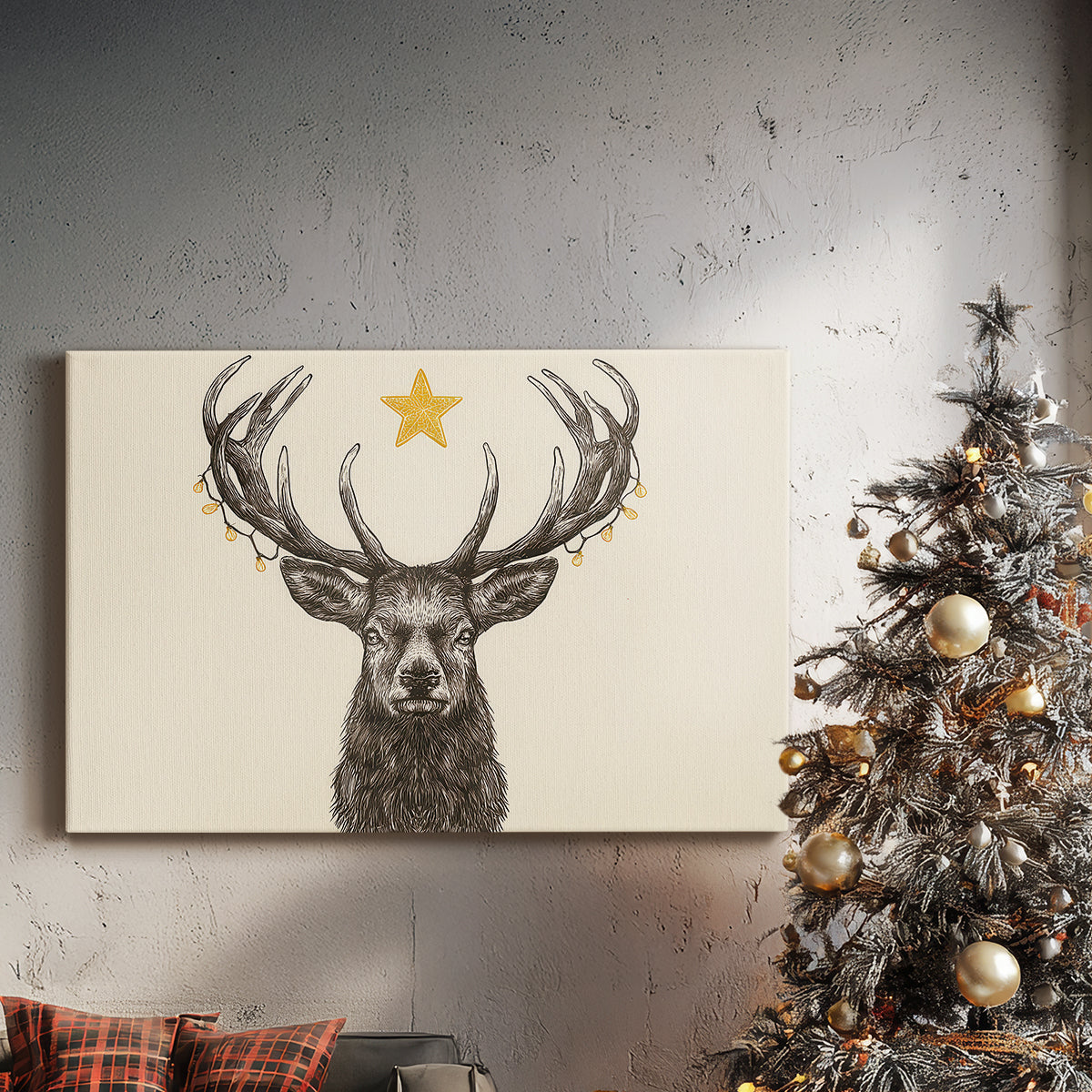 Frostlit Serenade II - Canvas Art Print