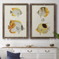 Yellow & Grey Fish I - Premium Framed Canvas 2 Piece Set - Ready to Hang