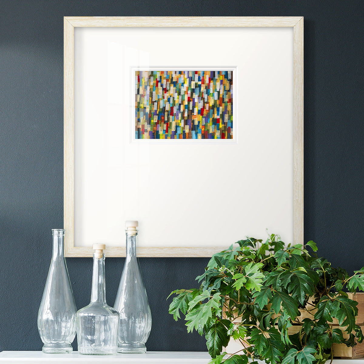 Confetti II Premium Framed Print Double Matboard