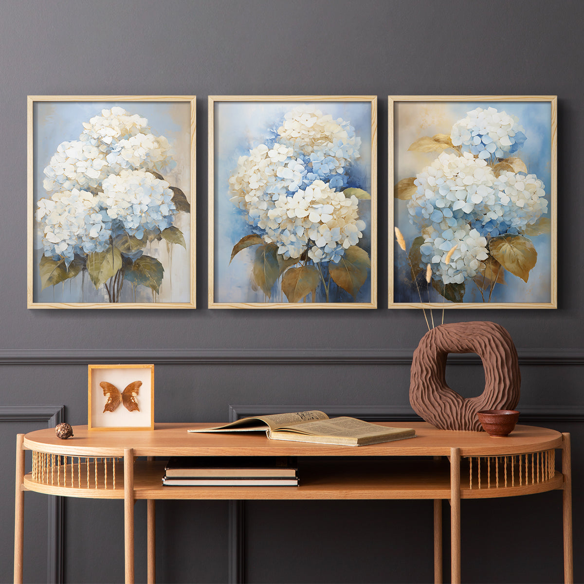 Floral Study Series XLIII - Restickable Framed Art Set