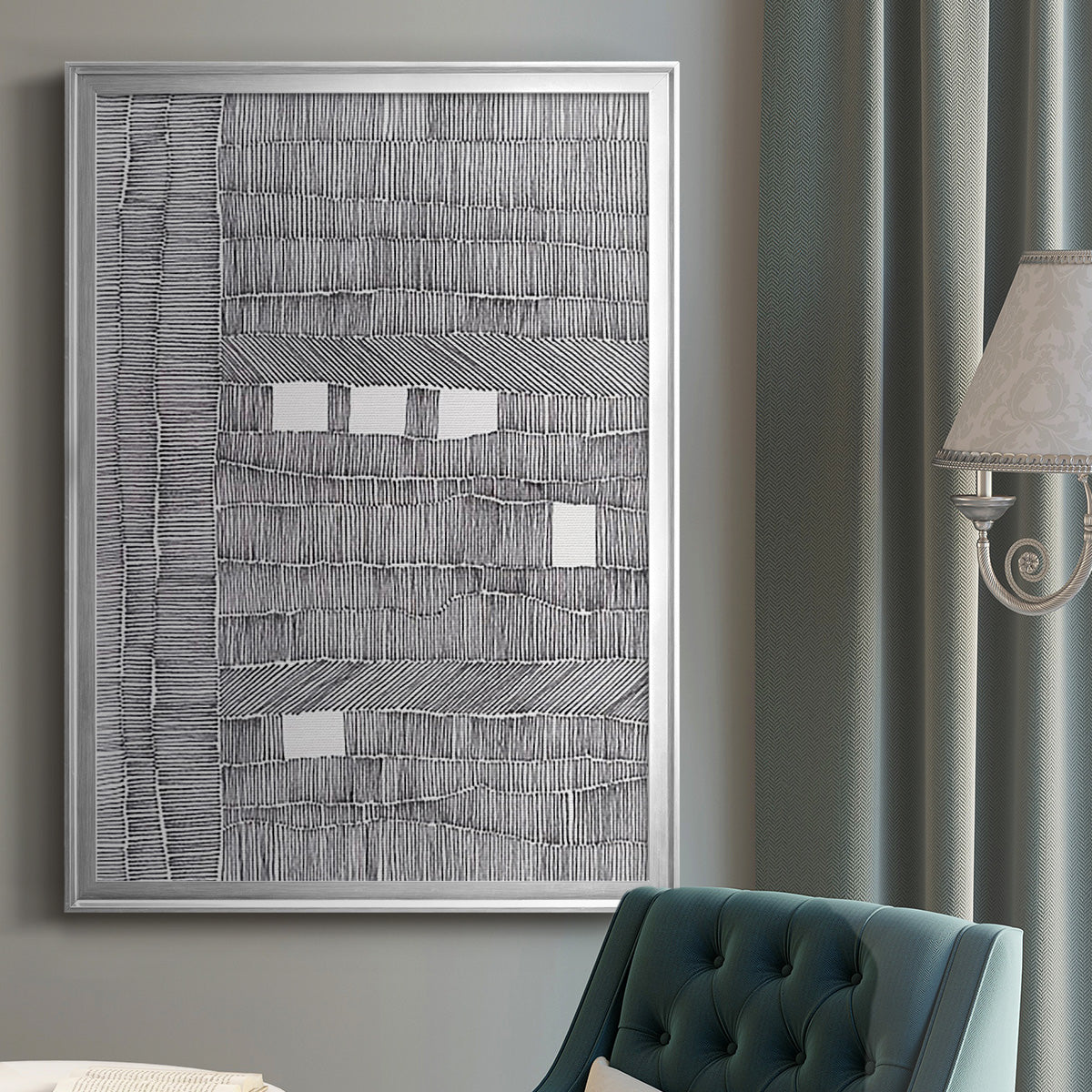 Tedious I - Modern Framed Canvas Print