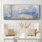 The Entrance to Giverny Under the Snow, 1885 - Floater Framed Canvas Print