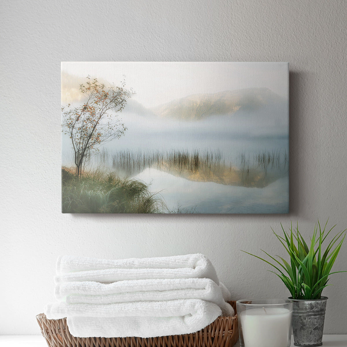 Golden Mirror of October - Canvas Art Print