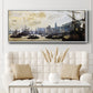 The Port of London, 1871 - Floater Framed Canvas Print