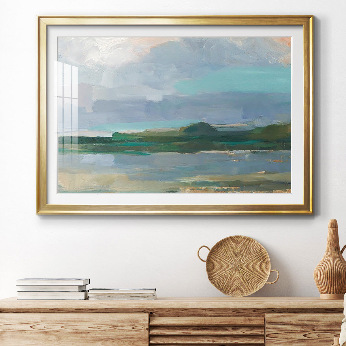 Twilight Vista Study I Premium Framed Print - Ready to Hang