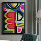 Bold Shape Shift I - Modern Framed Canvas Print