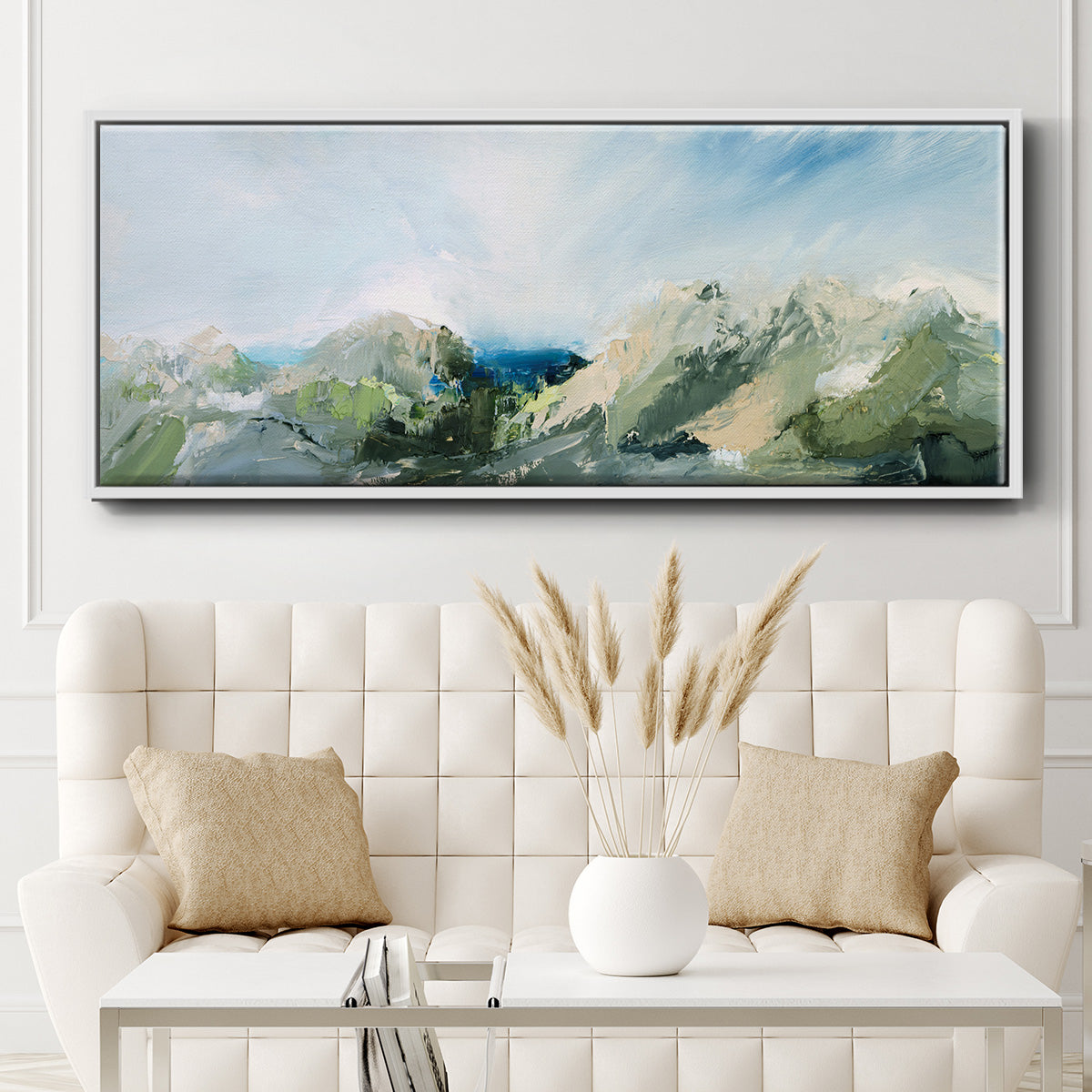 Nature's Peace II - Floater Framed Canvas Print