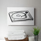 Vinyl Sketch - Canvas Art Print