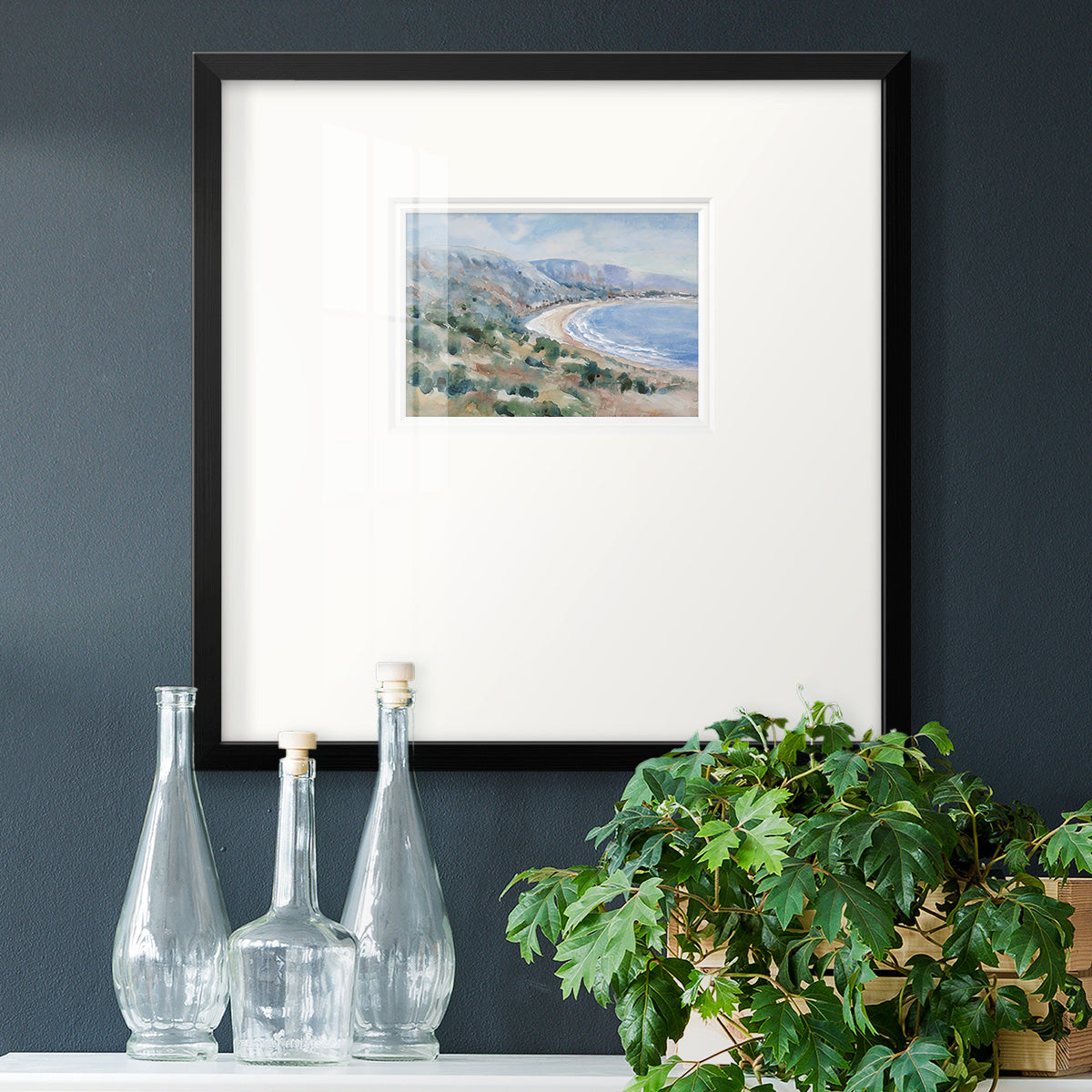 Coastal Mist II Premium Framed Print Double Matboard