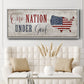 One Nation Under God - Floater Framed Canvas Print