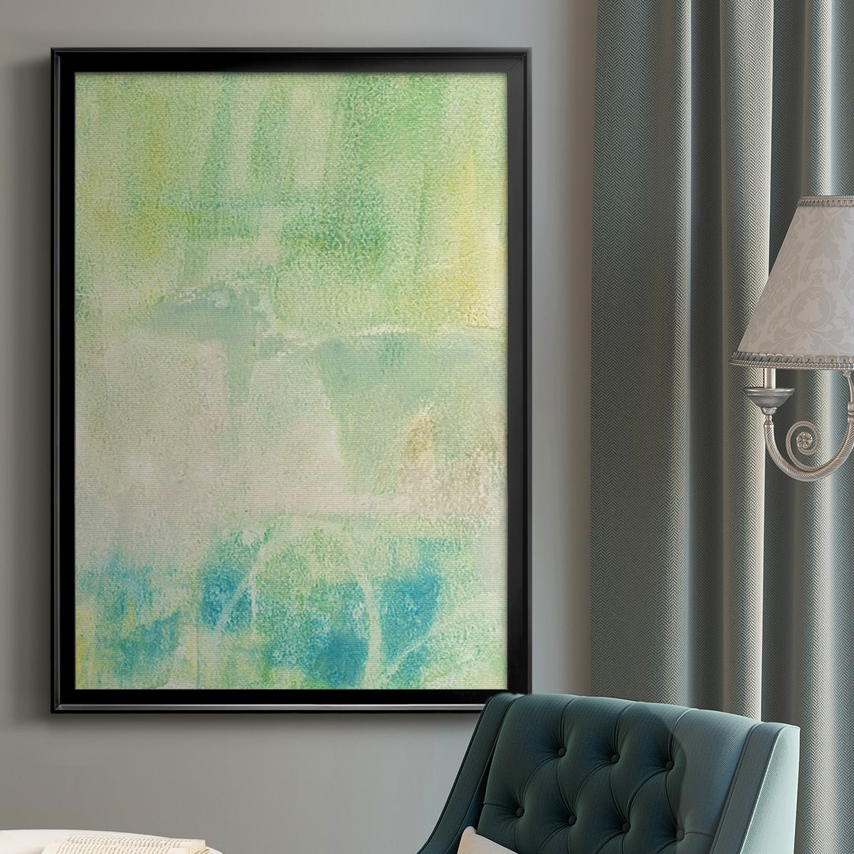 Serus I - Modern Framed Canvas Print