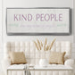 Kind People - Floater Framed Canvas Print