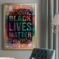 Graffiti Black Lives Matter - Modern Framed Canvas Print