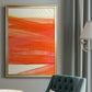 Warm Rays II - Modern Framed Canvas Print