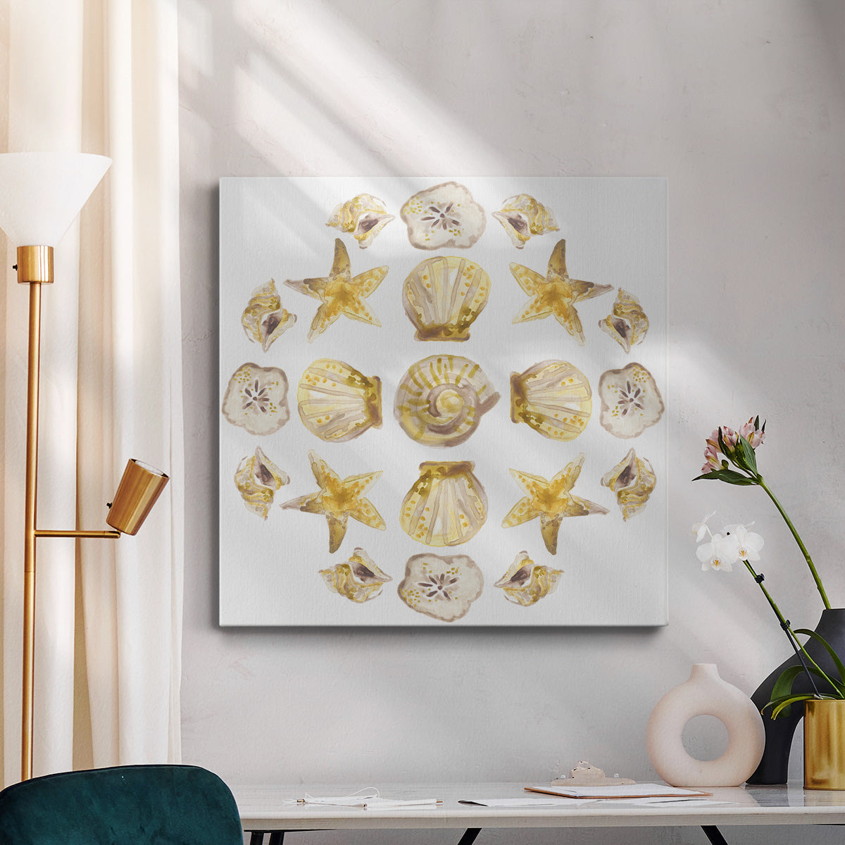 Seaside Kaleidoscope II - Canvas Art Print