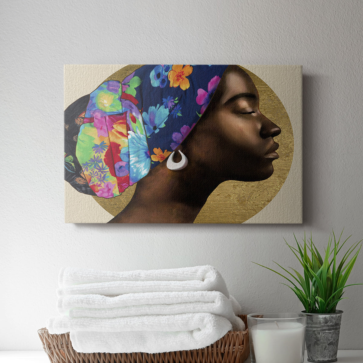 Golden Lady I - Canvas Art Print