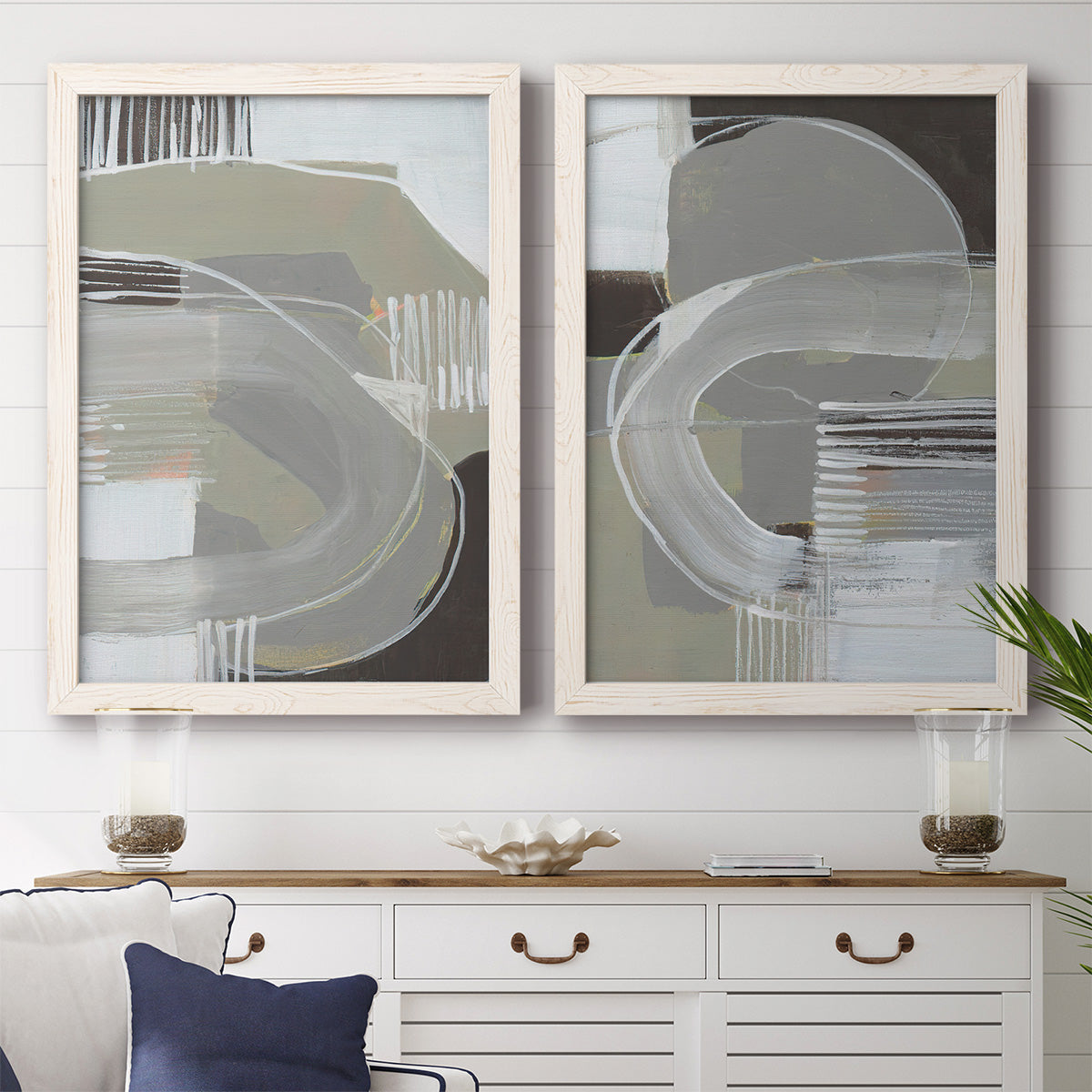 Arching Neutrals I - Premium Framed Canvas - Ready to Hang