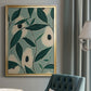 Monochrome Avocados - Modern Framed Canvas Print