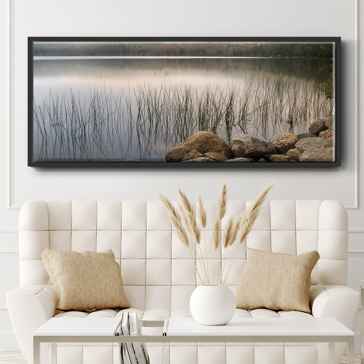 Wanderlust - Floater Framed Canvas Print