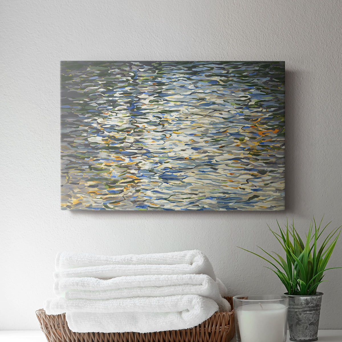 Water Reflections - Canvas Art Print