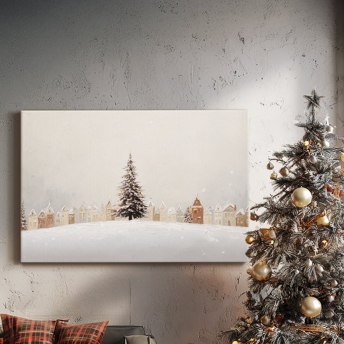 Pearled Skies Hush - Canvas Art Print