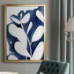 Blue Eucalyptus II - Modern Framed Canvas Print