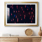 Crimson Constellation - Modern Framed Art Print