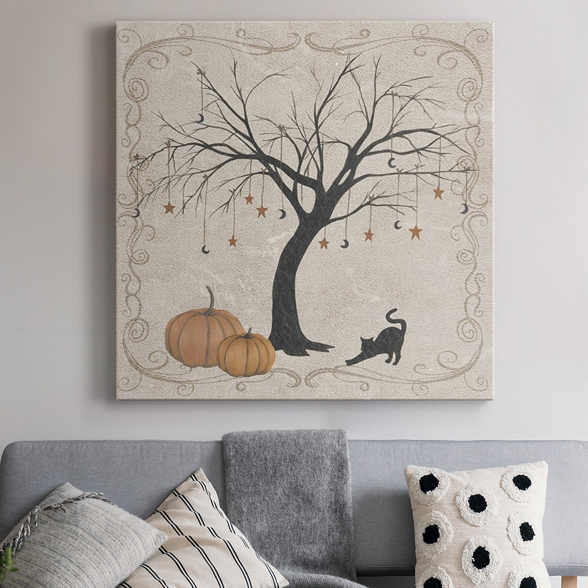 Vintage Halloween Collection A -Premium Gallery Wrapped Canvas - Ready to Hang