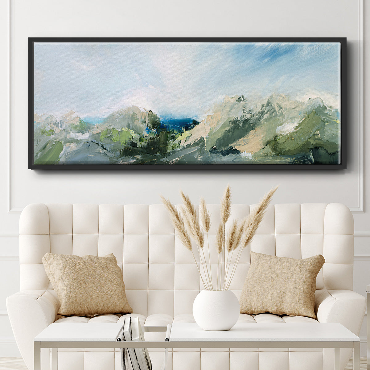 Nature's Peace II - Floater Framed Canvas Print