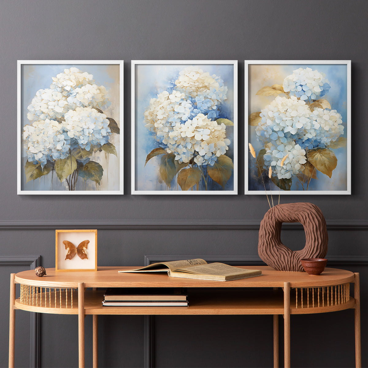 Floral Study Series XLIII - Restickable Framed Art Set