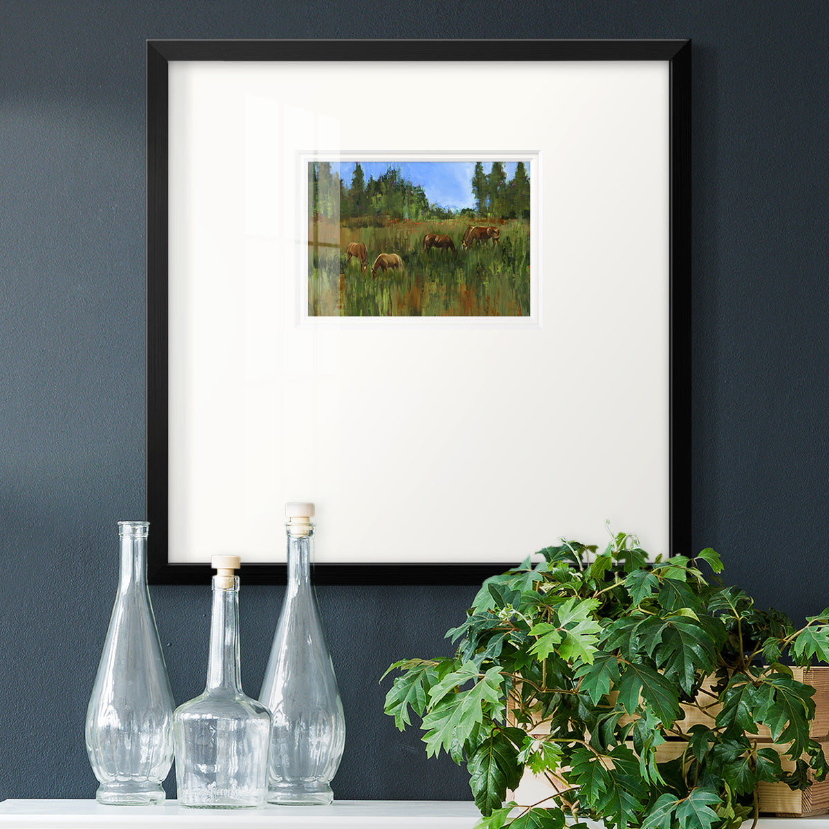 The Grass is Always Greener Premium Framed Print Double Matboard