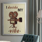 Movie Time III - Modern Framed Canvas Print