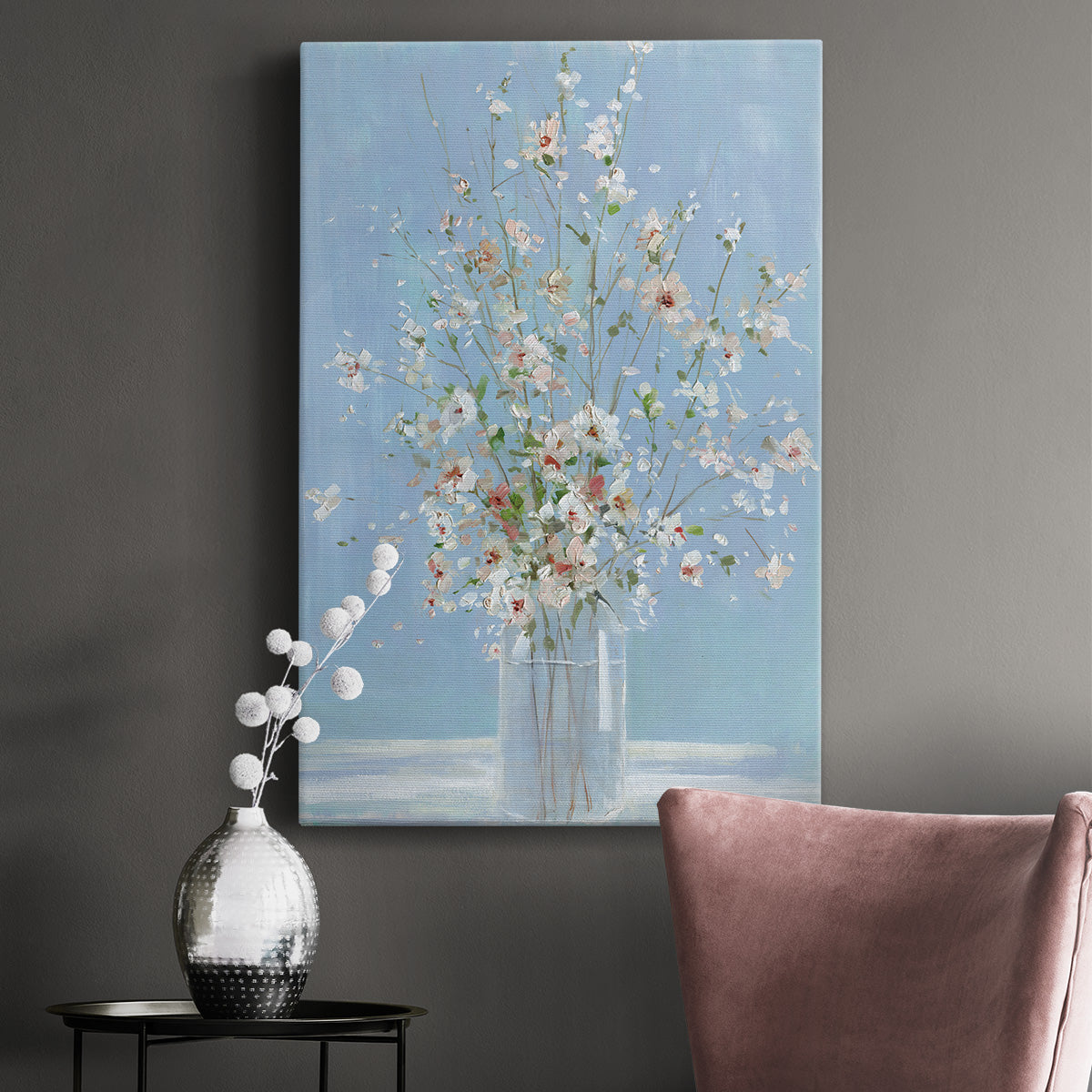 Cherry Blossom Arrangement - Canvas Art Print