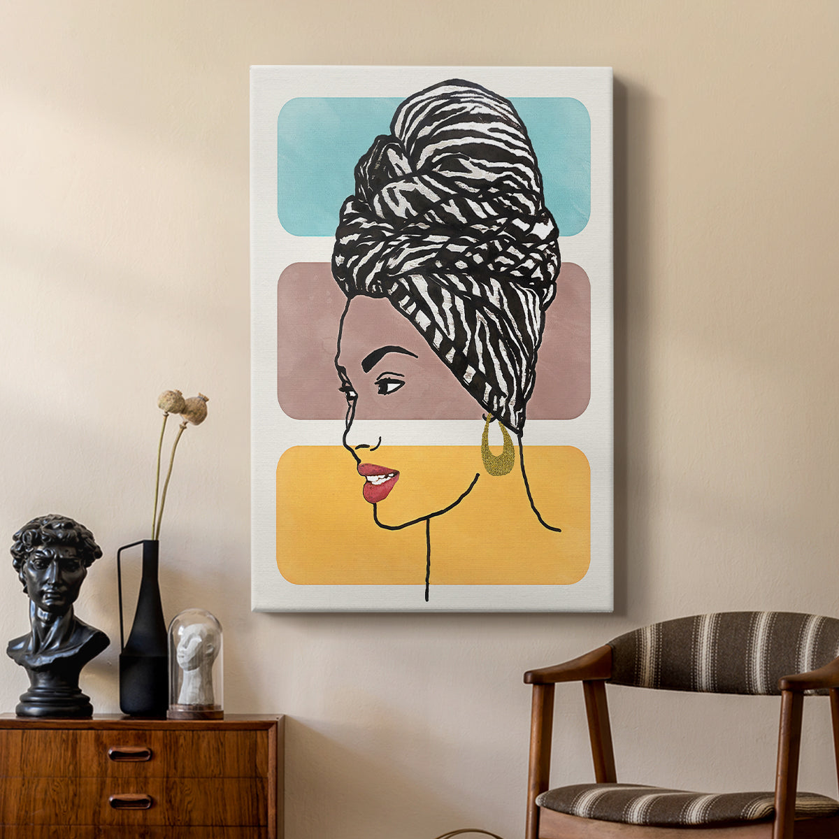 Head Wrap II - Canvas Art Print
