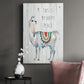 Llama Happy Place Premium Gallery Wrapped Canvas - Ready to Hang