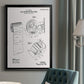 Toilet Paper Patent III - Modern Framed Canvas Print