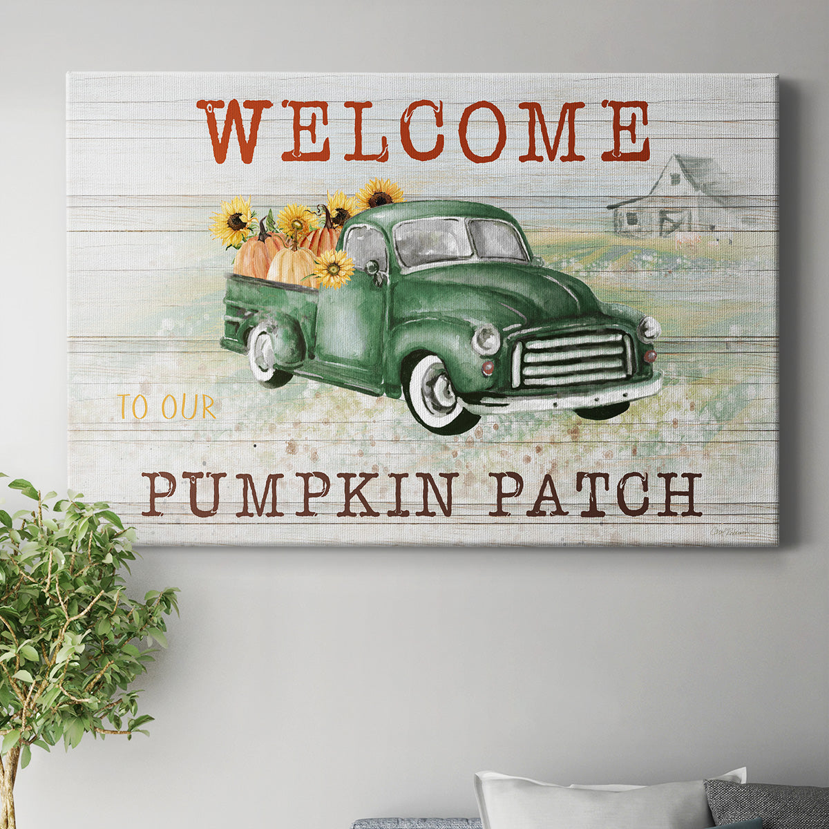 Pumpkin Patch - Canvas Art Print