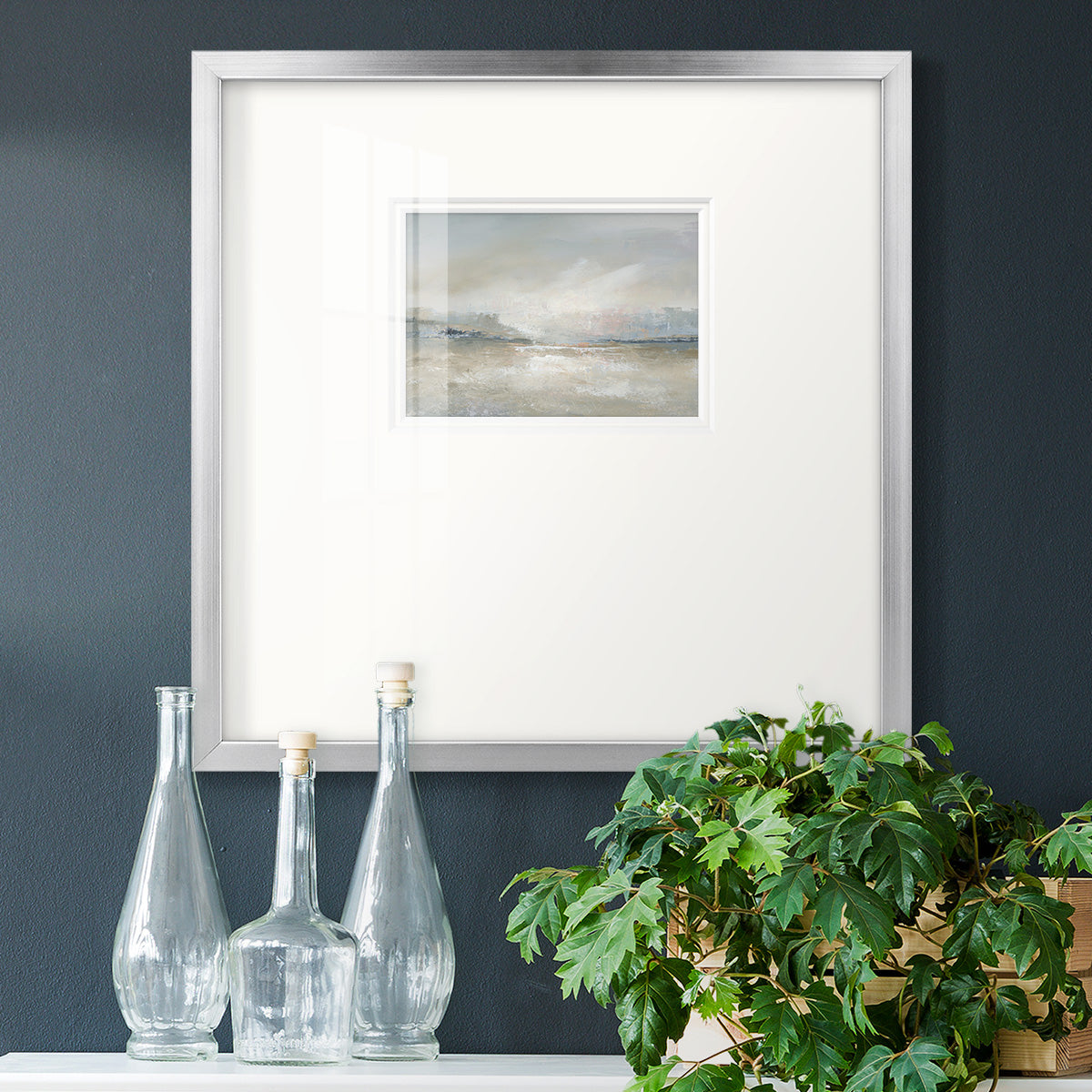 Horizon Haze Premium Framed Print Double Matboard