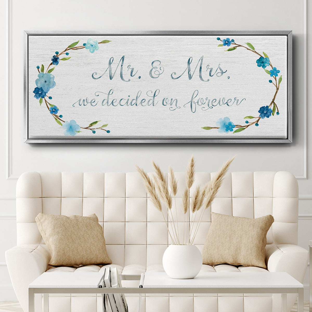 Forever - Floater Framed Canvas Print