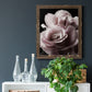 Rose Noir II - Premium Canvas Framed in Barnwood - Ready to Hang