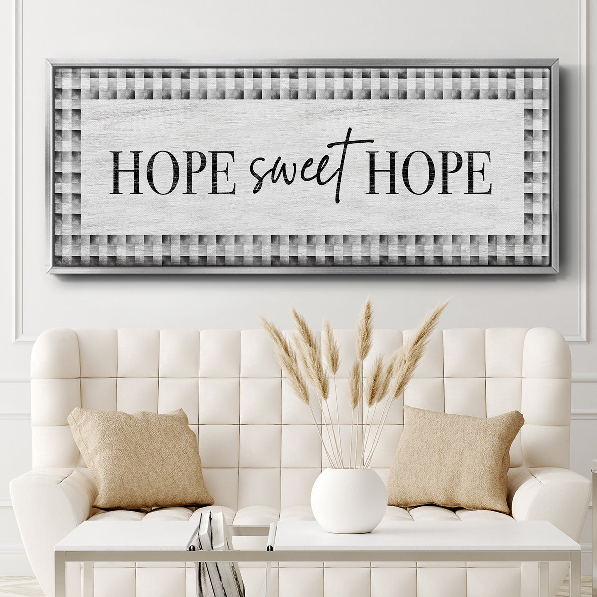 Hope Sweet Hope - Floater Framed Canvas Print