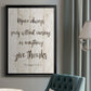 Rejoice Always - Modern Framed Canvas Print