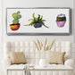 Vibing Succulents I - Floater Framed Canvas Print